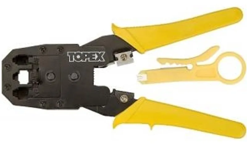 Krimptang - 4P/6P/8P - Ergonomische Handgreep van Topex, Blauw – productafbeelding
