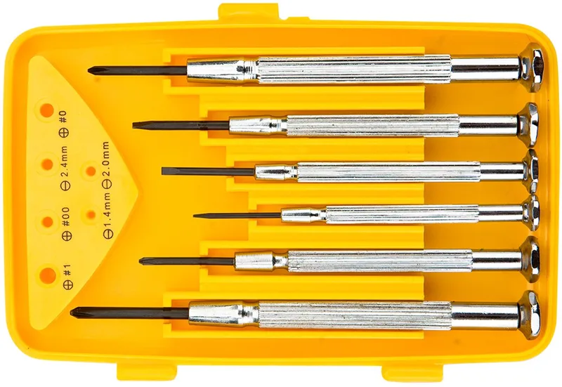 Precisie Schroevendraaierset 6 Delig von Topex, Blau – Produktbild