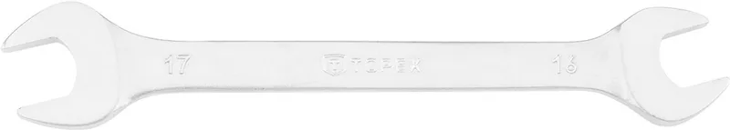 Ringsleutel - 16 x 17 mm - Chroom-vanadiumstaal - Ergonomisch Ontwerp von Topex – Produktbild