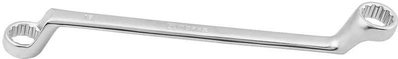 Ringsleutel - 18 x 19 mm - Chrom-vanadiumstaal - Voor moeilijk bereikbare plaatsen de Topex – image du produit