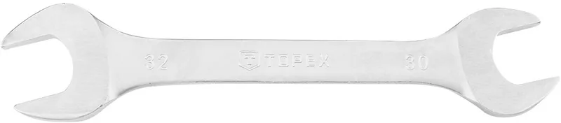 Ringsleutel - 30 x 32 mm - Chromen-Vanadiumstaal - Ovale Greep by Topex – product image