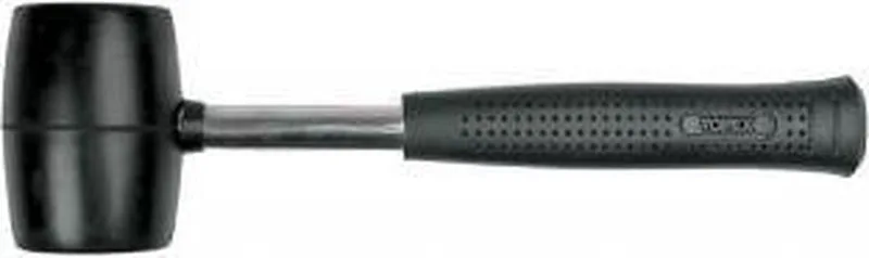 Rubberen Hamer - 450g - Metalen Steel - Ergonomische Handgreep de Topex – image du produit