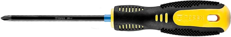 Schroevendraaier Philips PH1 x 190 mm by Topex, Black, Yellow – product image