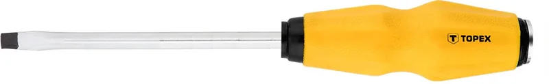 Schroevendraaier - Plat - 6 x 100 mm - Ergonomische Handgreep by Topex – product image