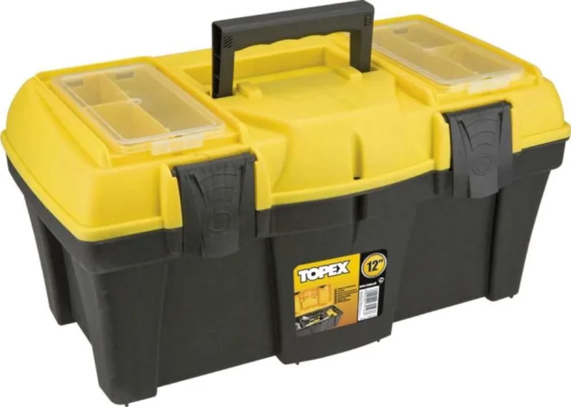 Serie - Gereedschapskoffer - 16 inch - Met Organizers - Lichtgewicht de Topex, Noir – image du produit