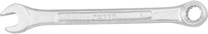 Serie - Ringsleutel - 6 x 100 mm - Duurzaam Staal de Topex – image du produit