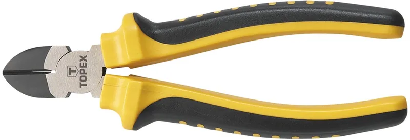 Serie - Zijsnijtang - 180mm - Ergonomische Handgrepen - Inductief Gehard de Topex, Bleu – image du produit