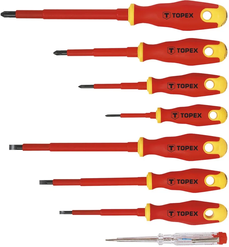 Topex - 1000V Schroevendraaier Set - Ergonomisch - 8-delig by Topex – product image
