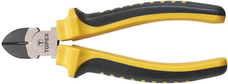 Zijkniptang - 160 mm - Ergonomische Handgreep - Inductiegehard by Topex, Black, Grey – product image