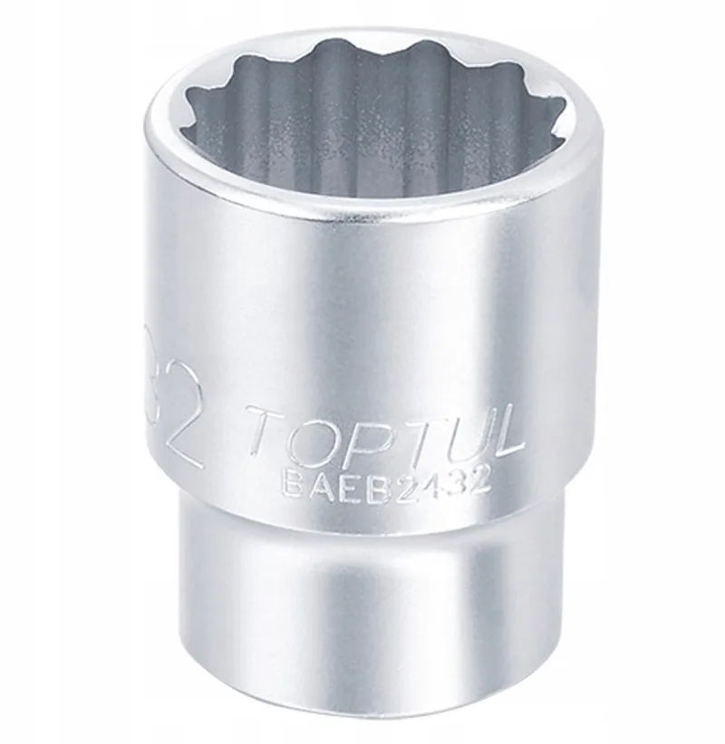 2x TOPTUL 12-kant Dop 3/4" 65 mm CR-V Doppenset by Toptul – product image