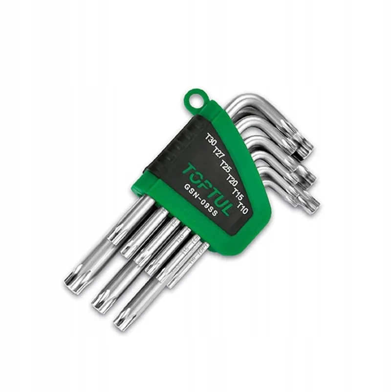 2x TOPTUL Torx inbussleutelset T10-T50 (9-delig) von Toptul – Produktbild