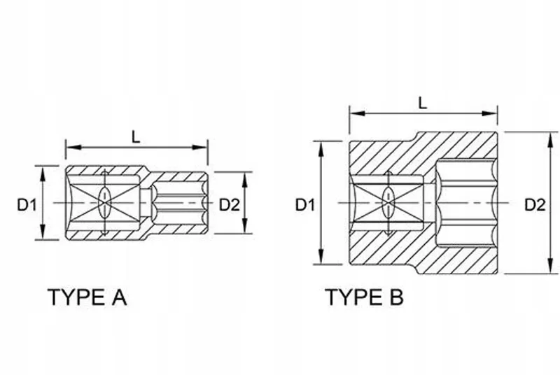 Dop-bit Dop 1/2" 12 mm BAEA1211 de Toptul – image du produit