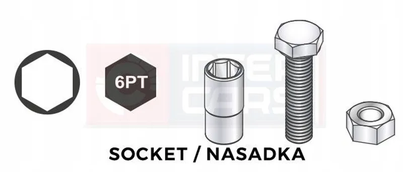 Dopsleutel 1/2" 29 mm metrische zeskant, 44 mm lengte de Toptul – image du produit