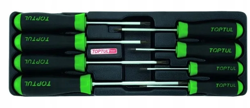 GAAT0807 Gereedschapsinzetstuk - Torx Tamper Schroevendraaiers van Toptul – productafbeelding