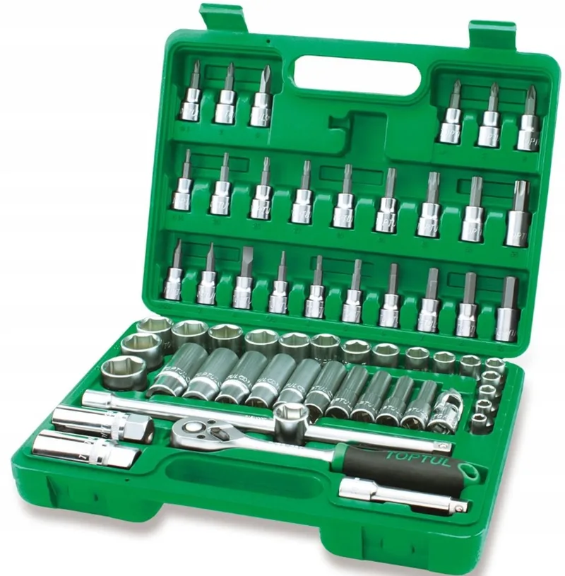 Gereedschapset GCAI6002 - 60 Delig by Toptul, Green – product image