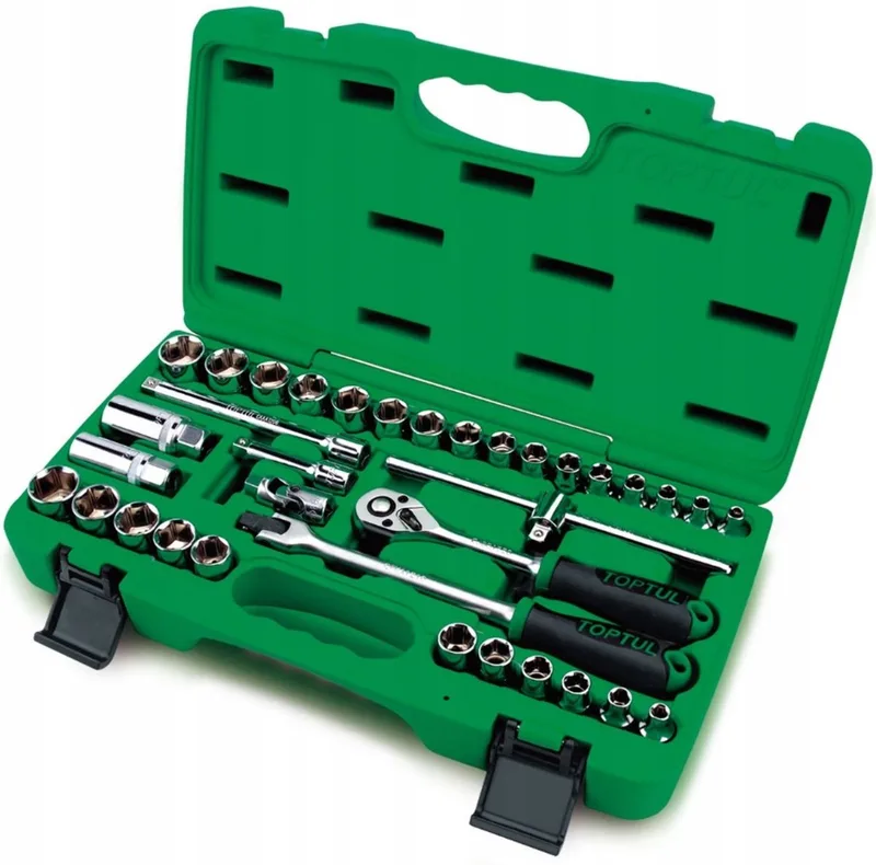 Gereedschapsset GCAI3501 - 35 Delig de Toptul, Vert – image du produit