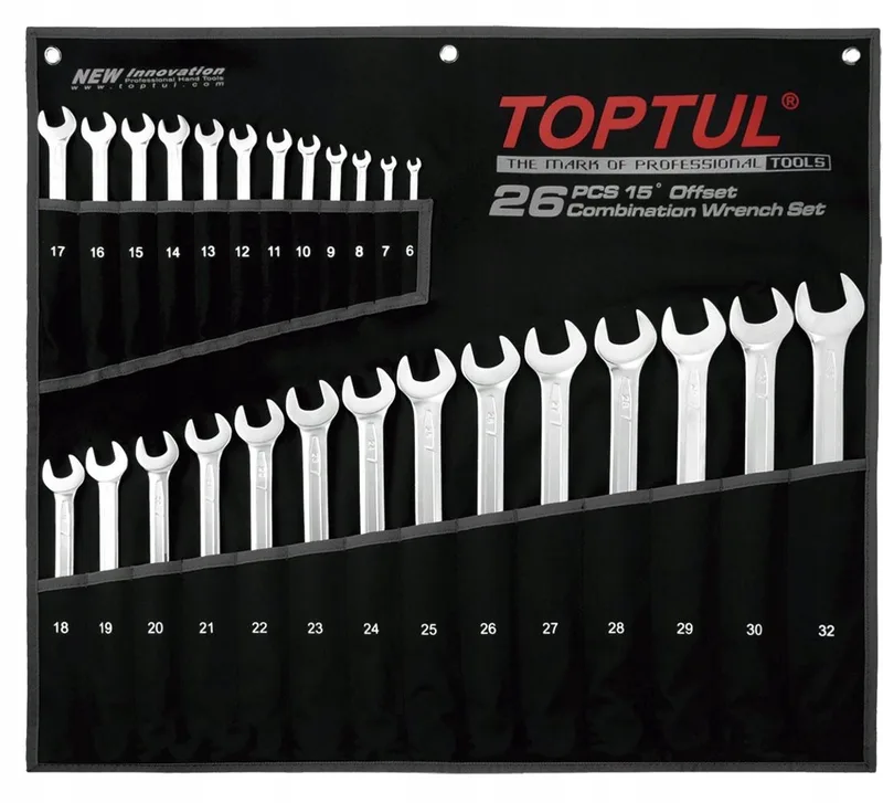 GPAA2602 Set Ringsleutel 26 Delig by Toptul – product image