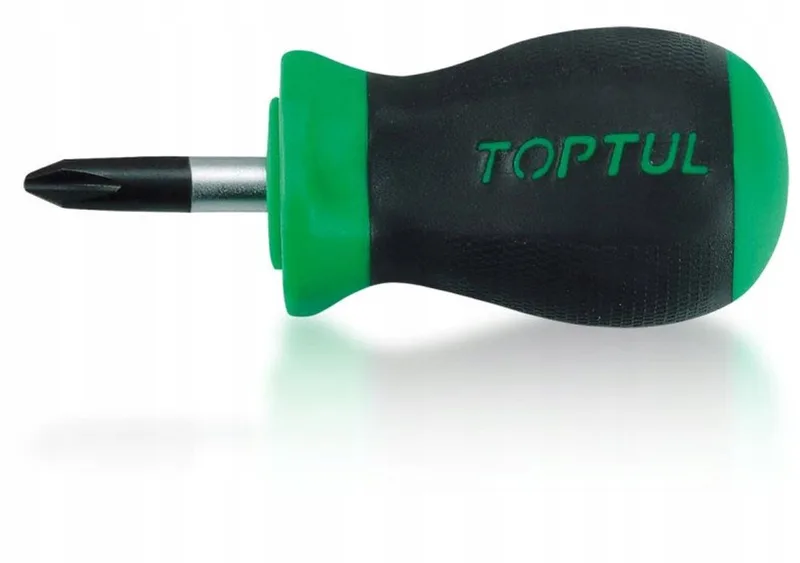 Korte Phillips Schroevendraaier PH1 - 85mm - Antislip Handvat by Toptul – product image