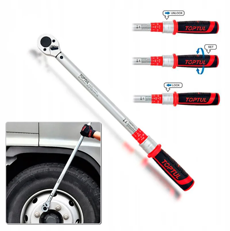 Momentsleutel 3/8" 20-110 Nm, 375 mm - Precisie en betrouwbaarheid by Toptul – product image