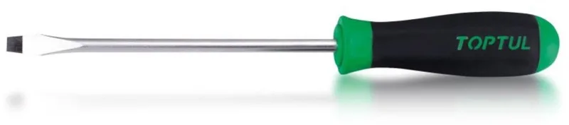 Platte Schroevendraaier 4mm x 205mm - FAAB0410 by Toptul, Green – product image