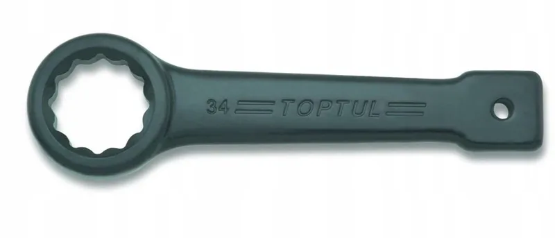 Ringsleutel 12-punts 42mm Heavy Duty Slagvast Cr-Mo van Toptul – productafbeelding
