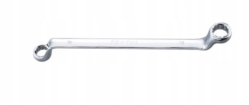 Ringsleutel 18x21 mm, 75° Gebogen, Dubbelzijdig by Toptul – product image