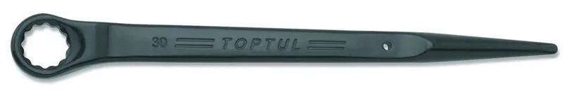Ringsleutel Heavy Duty 17mm, 45° Hoek, 324mm Lengte, Zwart de Toptul – image du produit