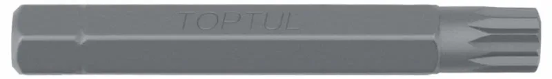 Spline XZN Schroefbit M12 75mm 10mm aandrijving von Toptul – Produktbild