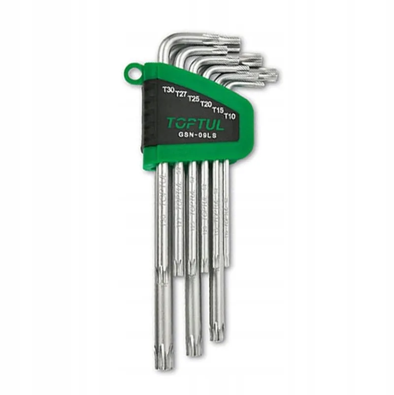 Torx inbussleutelset lang T10-T50 9 delig by Toptul – product image