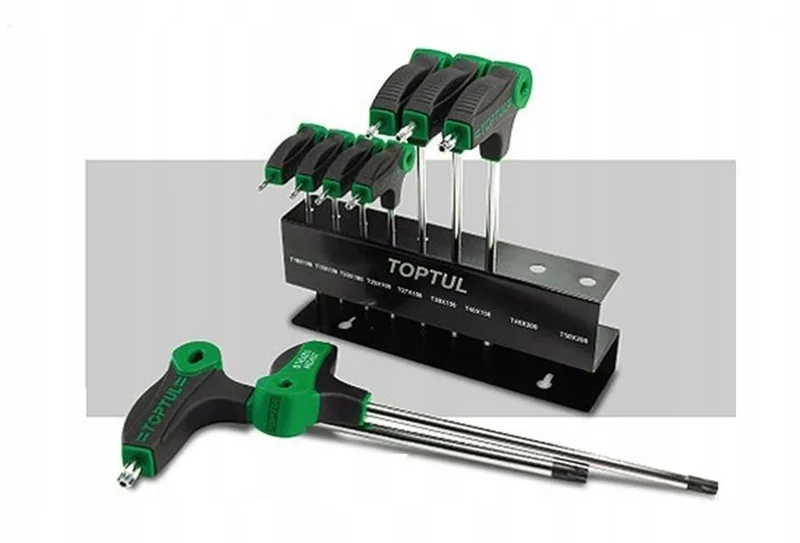 Torx & Torx Tamper Inbussleutelset (9 Delig) by Toptul – product image