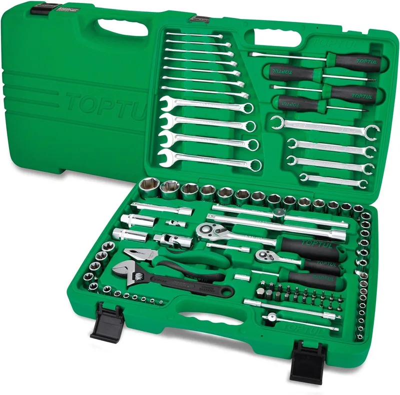Uitgebreide Gereedschapsset 96 Delen 1/4" & 1/2" - Merkloos de Toptul – image du produit