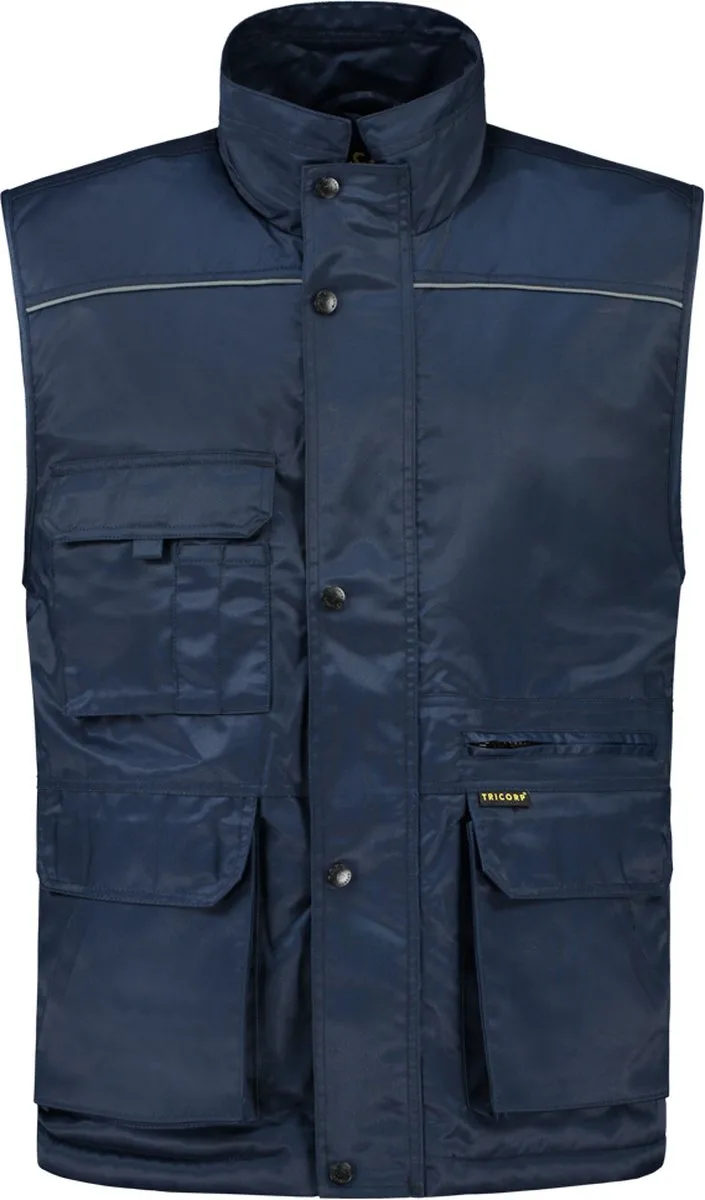 Bodywarmer industrie - Workwear - 402001 - navy van Tricorp, Marineblauw, 3XL – productafbeelding