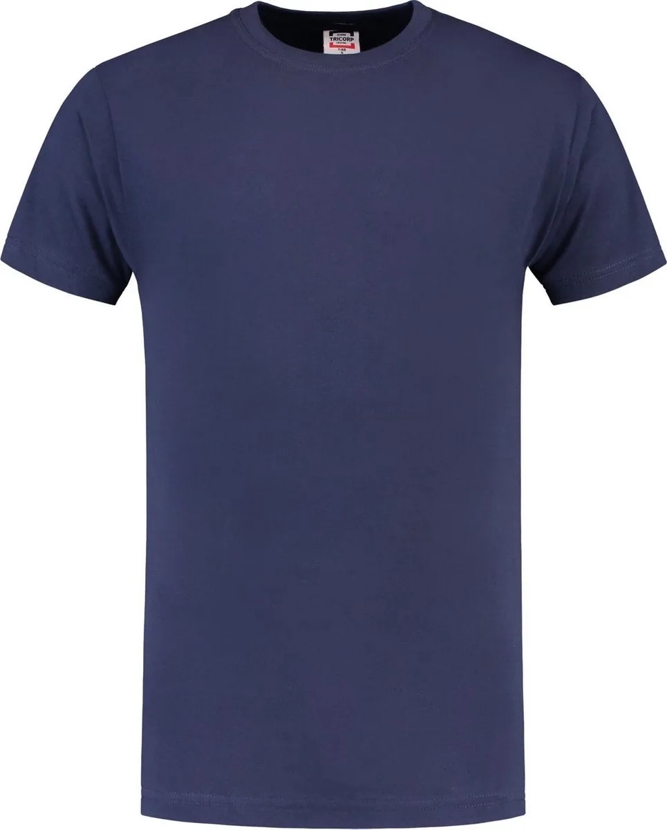 Casual t-shirt - 101001 - navy de Tricorp, Marineblauw, M – image du produit
