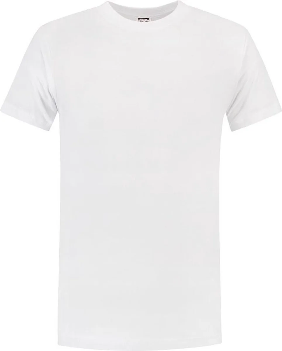 casual t-shirt - 101002 - wit von Tricorp, Weiß, 5XL – Produktbild
