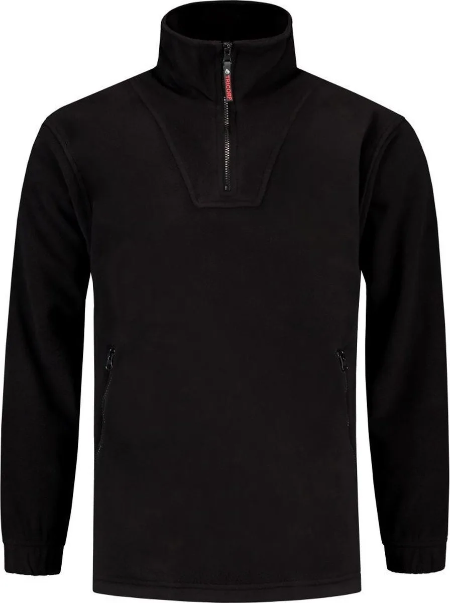 fleece sweater - Casual - 301001 - zwart van Tricorp, Zwart, 7XL – productafbeelding