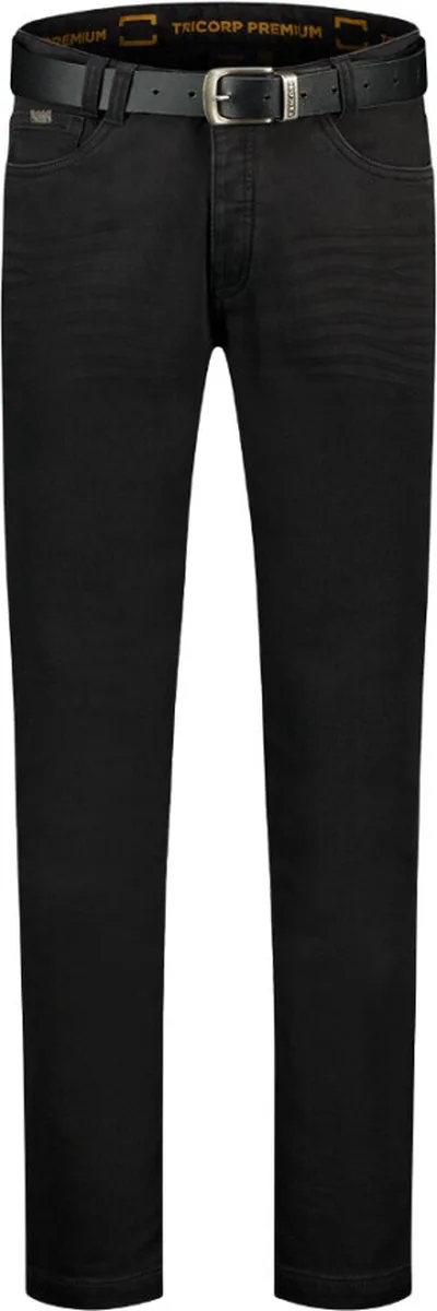 Jeans Premium Stretch - Premium - 504001 - Denim zwart by Tricorp, Black, 36-34 – product image