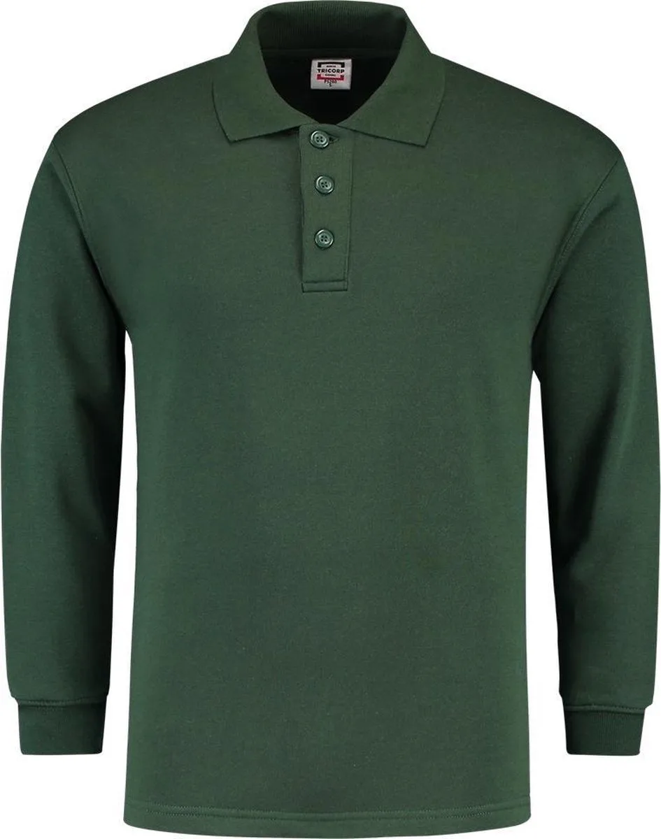 Polo Sweater 301004 Flessengroen de Tricorp, Flessengroen, 5XL – image du produit