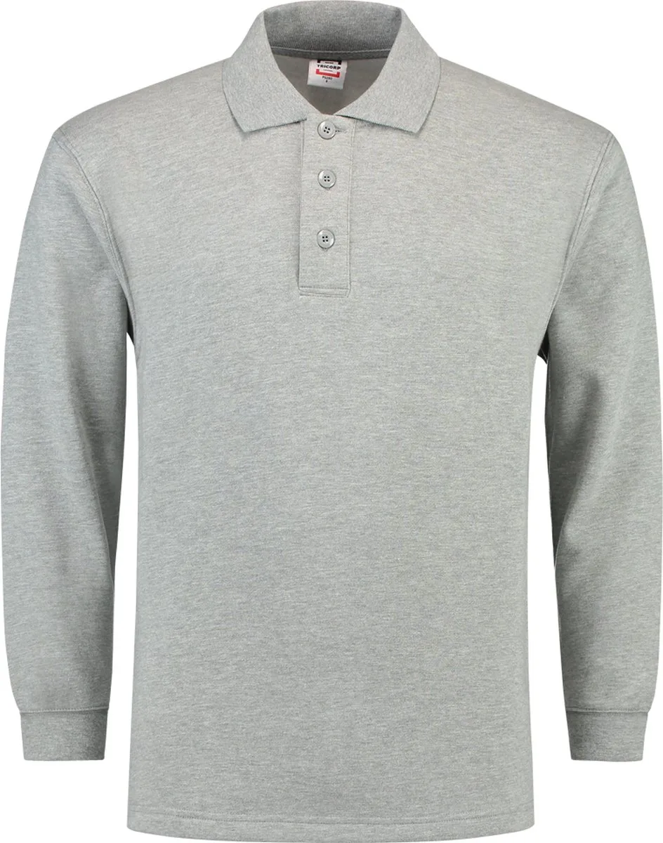Polo Sweater 301004 Grijsmelange de Tricorp, Gris, M – image du produit