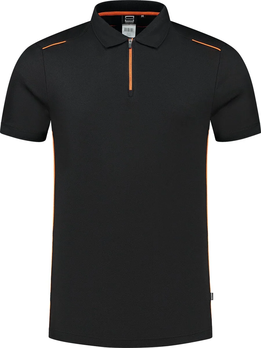 Poloshirt Accent 202703 - BlackOrange de Tricorp, BlackOrange, M – image du produit