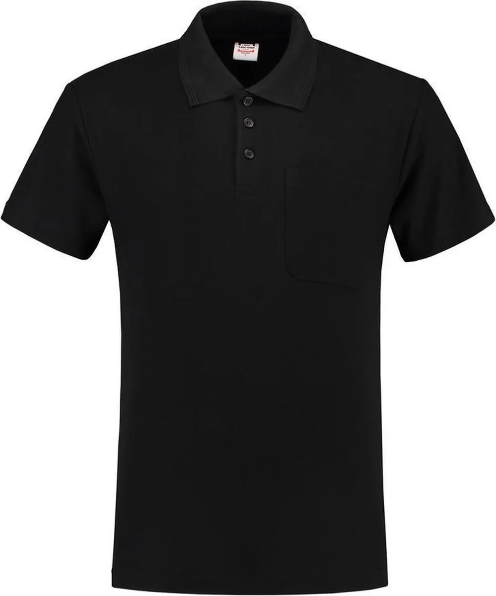 Poloshirt borstzak - Casual - 201011 - Zwart de Tricorp, Noir, 5XL – image du produit