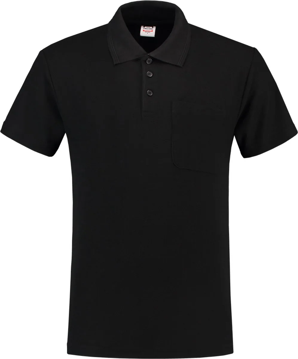 Poloshirt borstzak - Casual - 201011 - Zwart by Tricorp, Black, M – product image