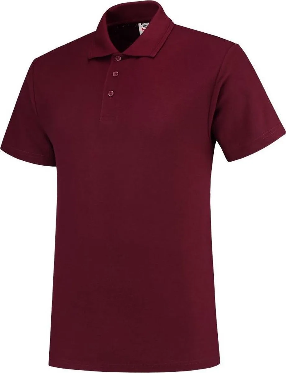 Poloshirt - Casual - 201003 - wijnrood van Tricorp, Wijnrood, 3XL – productafbeelding