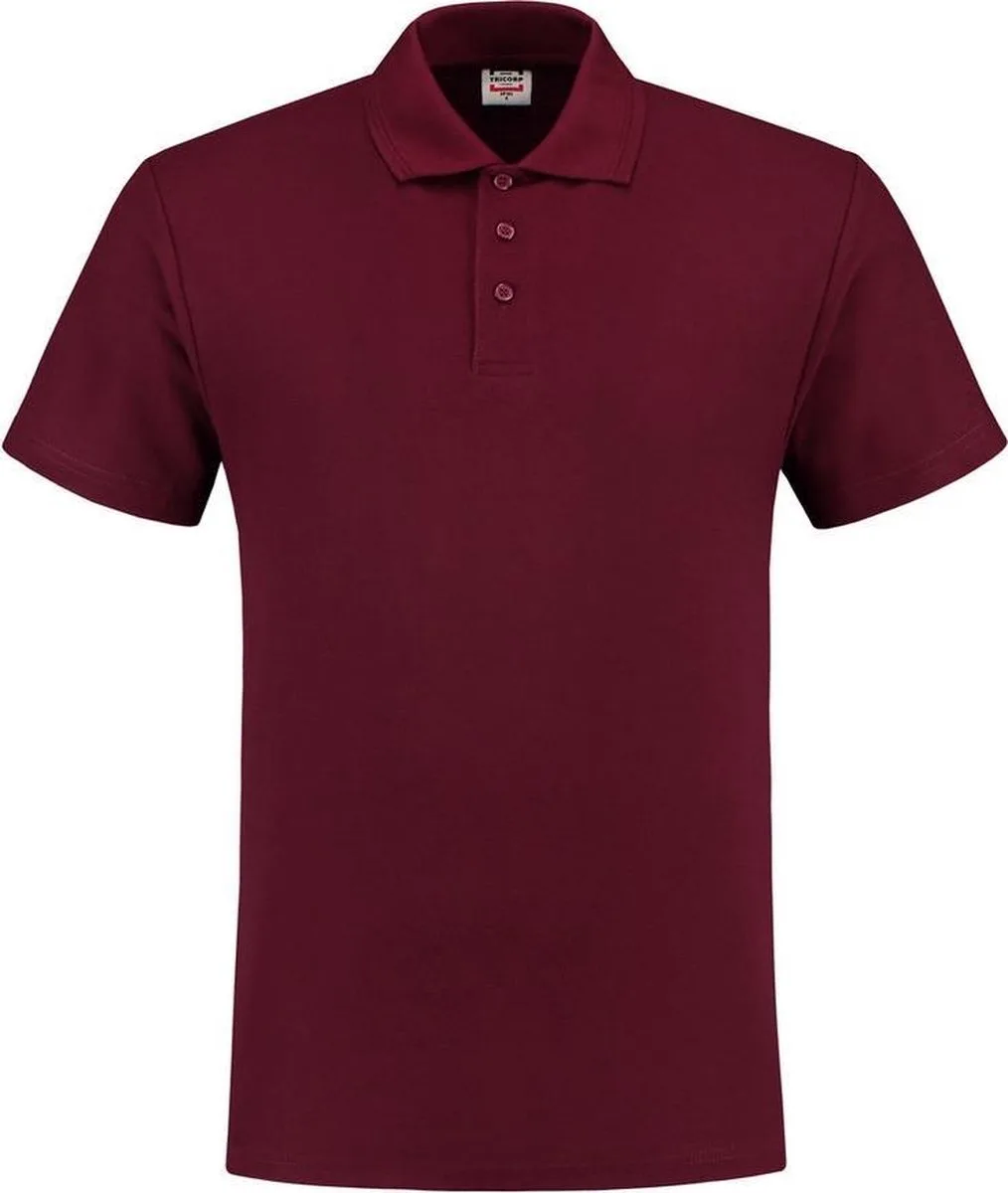 Poloshirt - Casual - 201003 - wijnrood de Tricorp, Wijnrood, XXL – image du produit