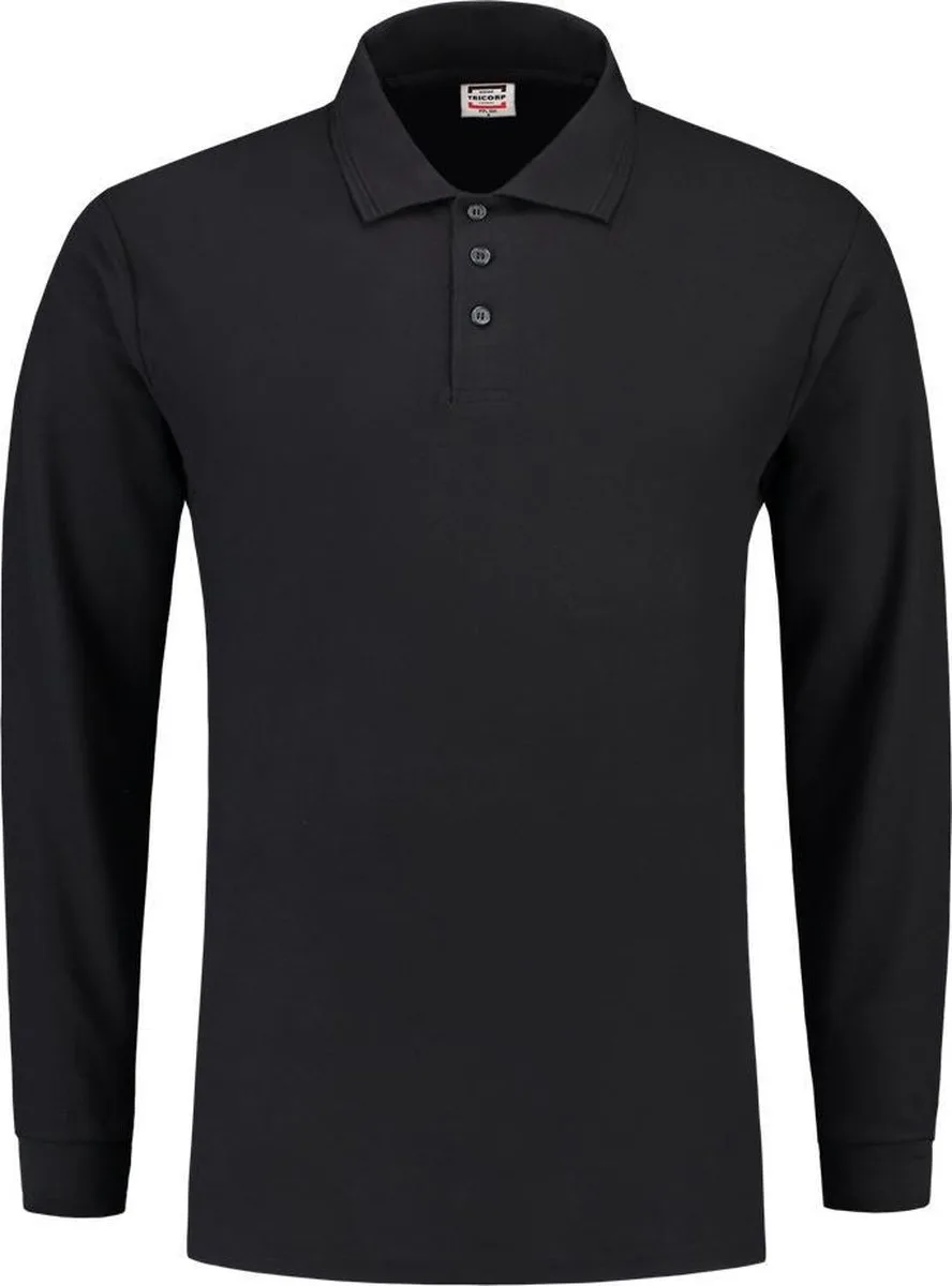 Poloshirt lange mouw - Casual - 201009 - Navy van Tricorp, Donkerblauw, 3XL – productafbeelding