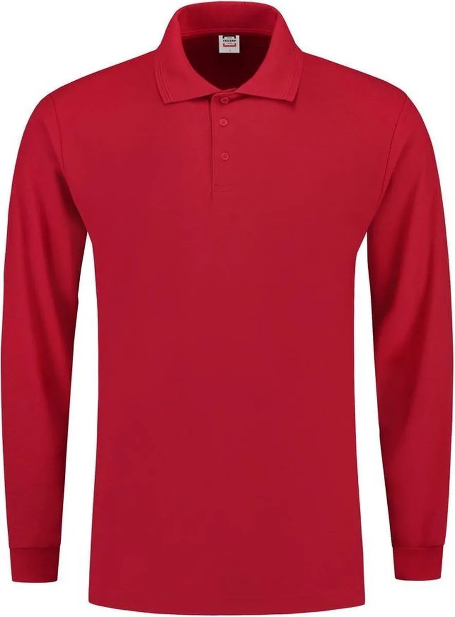 Poloshirt lange mouw - Casual - 201009 - Rood von Tricorp, Rot, L – Produktbild