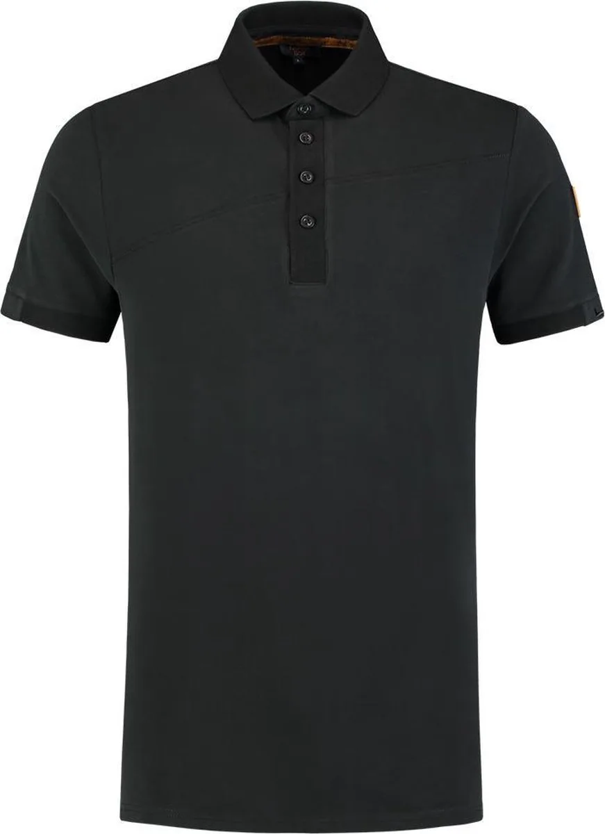 Poloshirt Premium Naden 204002 Zwart de Tricorp, Noir, XL – image du produit