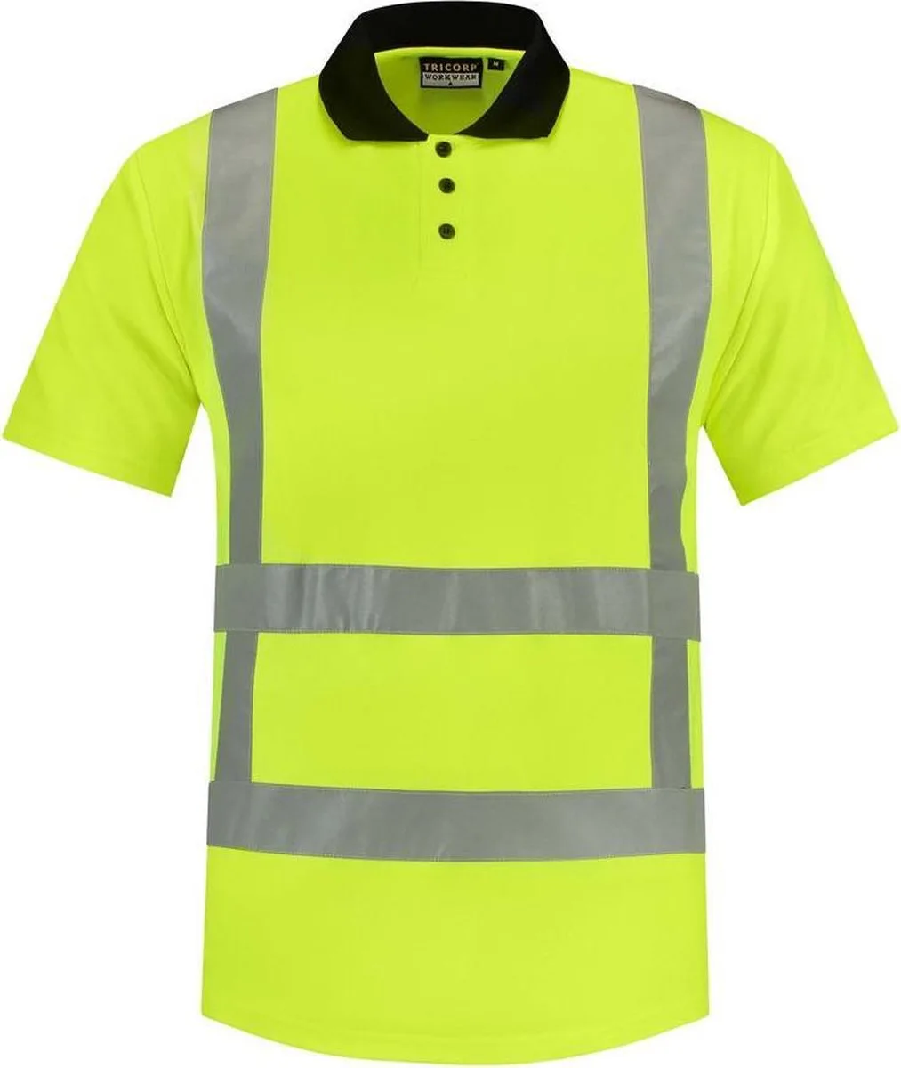 Poloshirt RWS - Workwear - 203001 - Fluor Geel de Tricorp, Jaune, XL – image du produit
