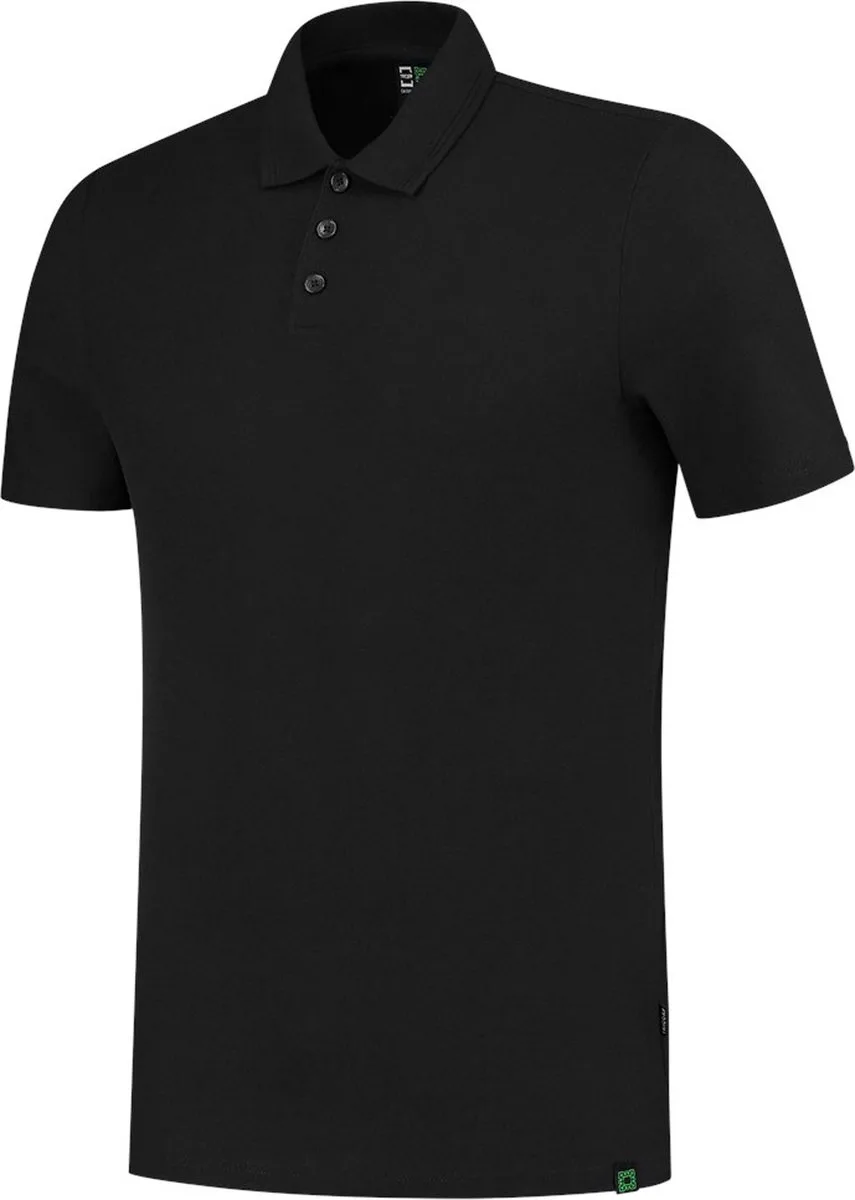 Poloshirt Slim-fit Rewear - Zwart - 201701 van Tricorp, Zwart, L – productafbeelding