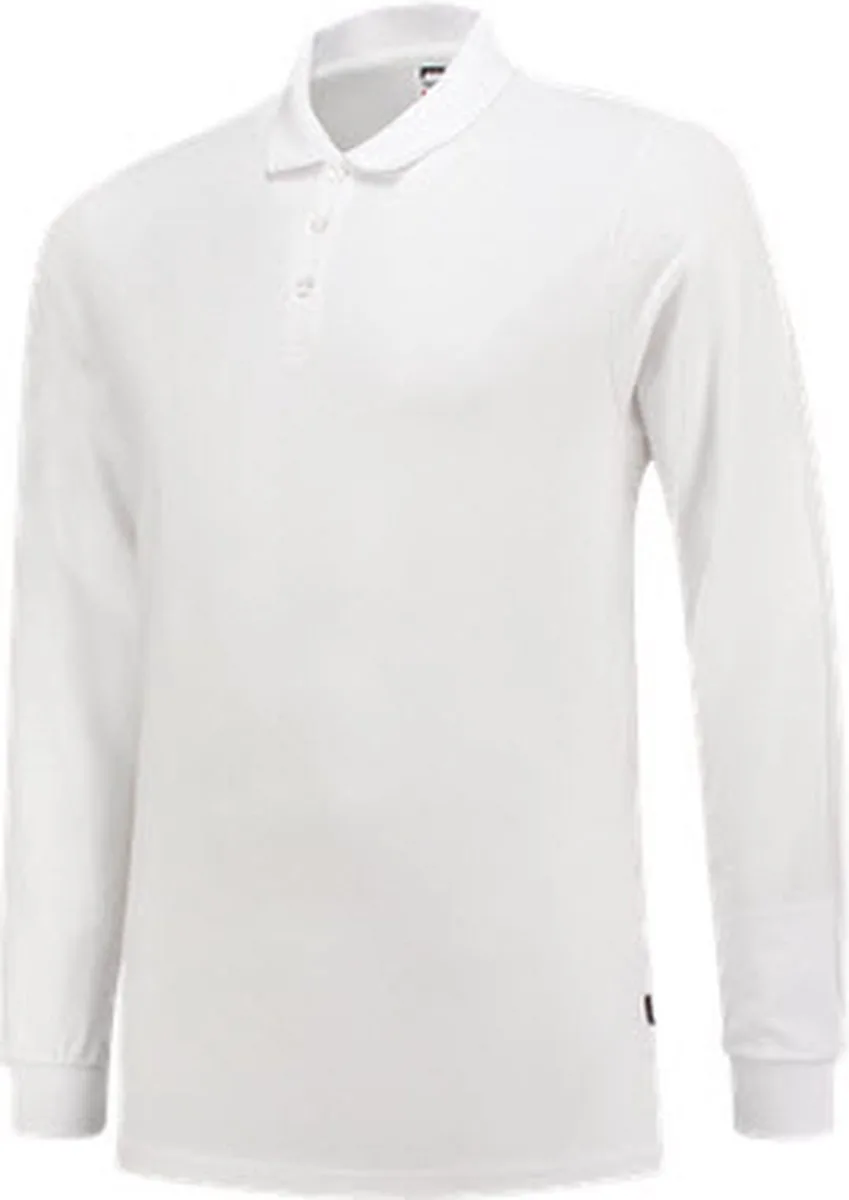 Poloshirt SlimFit 210gr - Lange mouw 1017 van Tricorp, Wit – productafbeelding