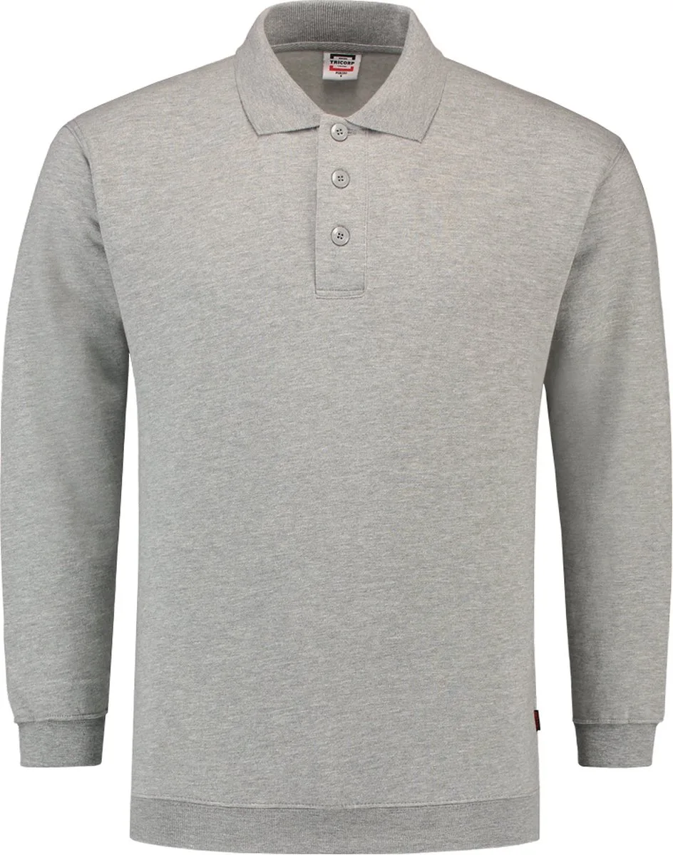 polosweater boord - Casual - 301005 - grijs de Tricorp, Gris, XL – image du produit